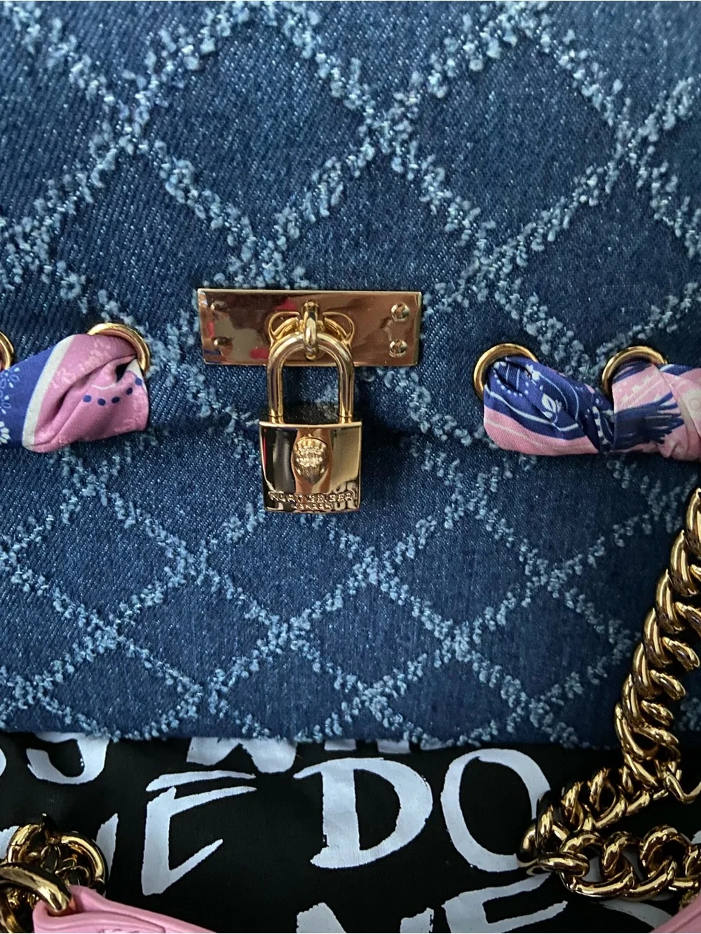 Kurt Geiger satiny scarf
